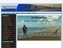 Tablet Screenshot of destrandvisser.nl